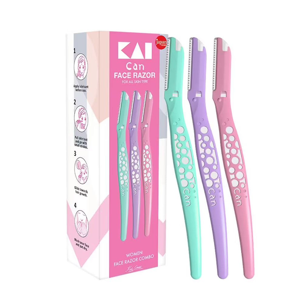 Kai Can Bubble Face Razor - Pack of 3