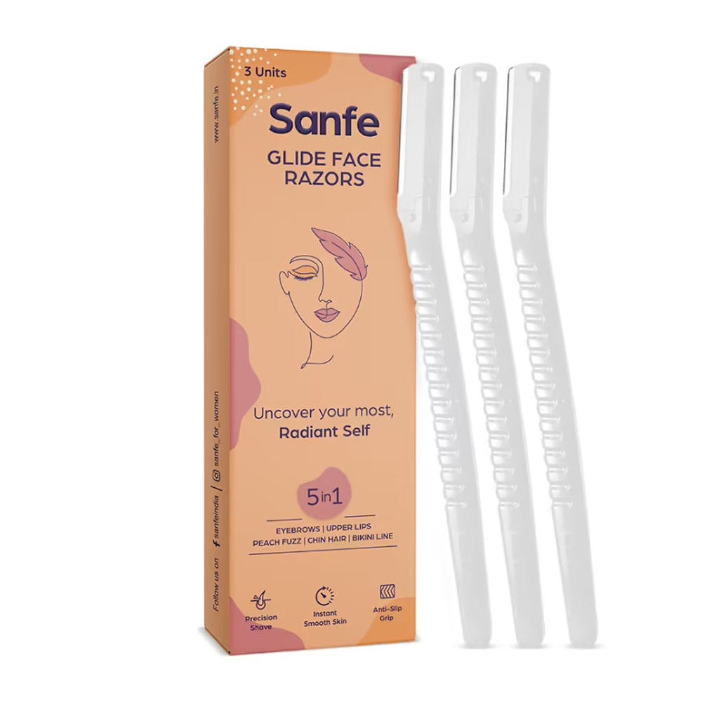 Sanfe Glide Face Razor - Pack For 3