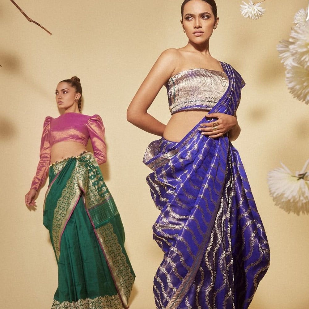 Say Yes To Sarees For The Festive Season With These Indie Brands