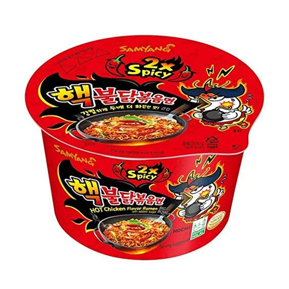 Samyang Big Bowl 2X Spicy Hot Chicken Flavour Raman Cup Noodle