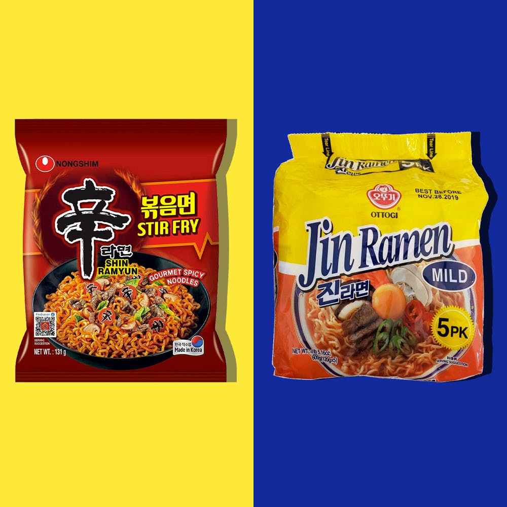 Korean Instant Noodle OTTOGI JIN RAMYUN MILD Ramen 5pack Set