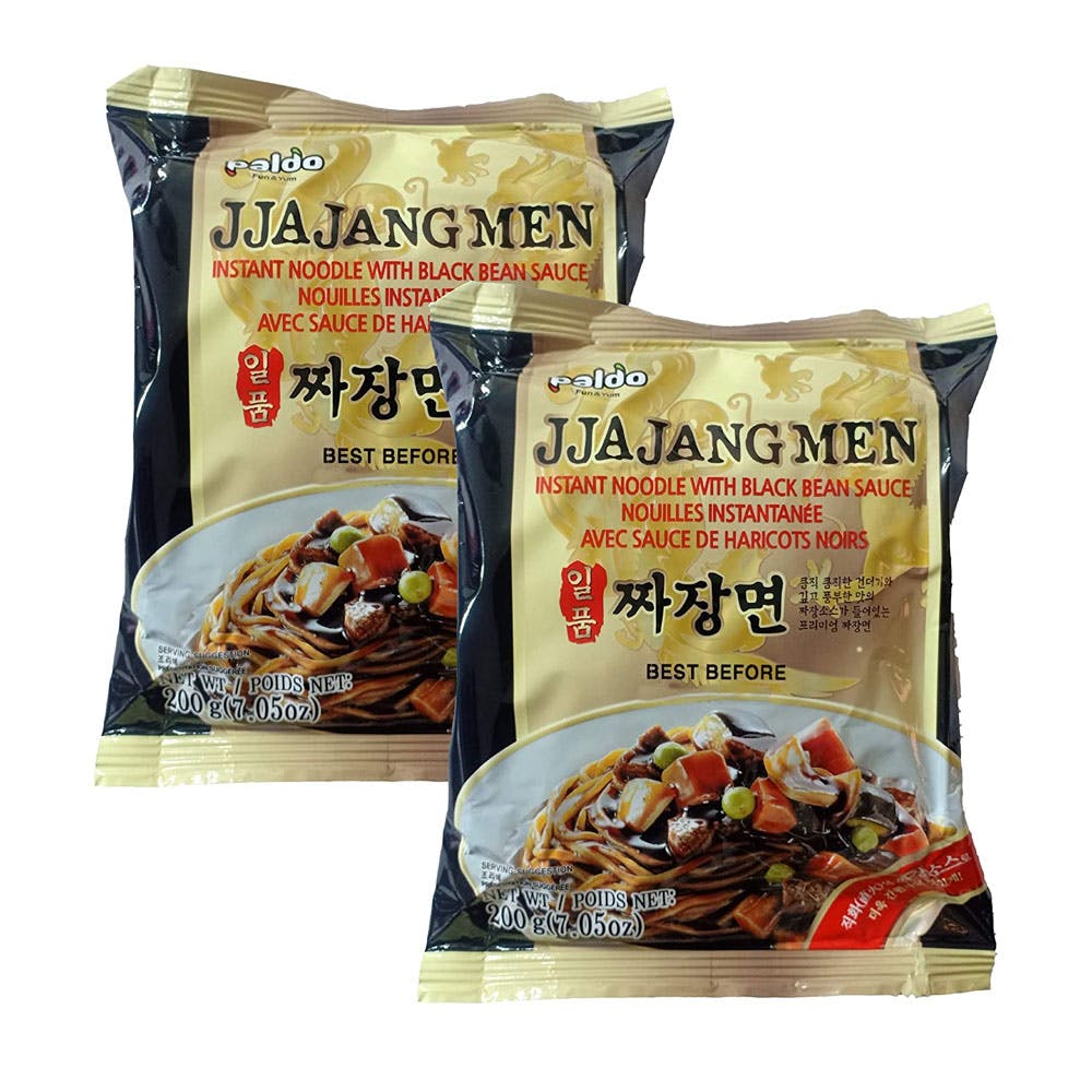 Paldo Jjajangmen Noodles 400g Pack of 2 (200g x 2)