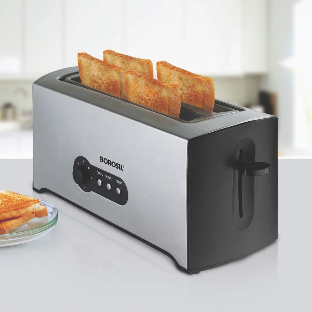 2-Slice Toaster Perfect For Bread Bagels 5 Browning Levels With Crumb Tray & Cord Storage English Muffins Aqua 