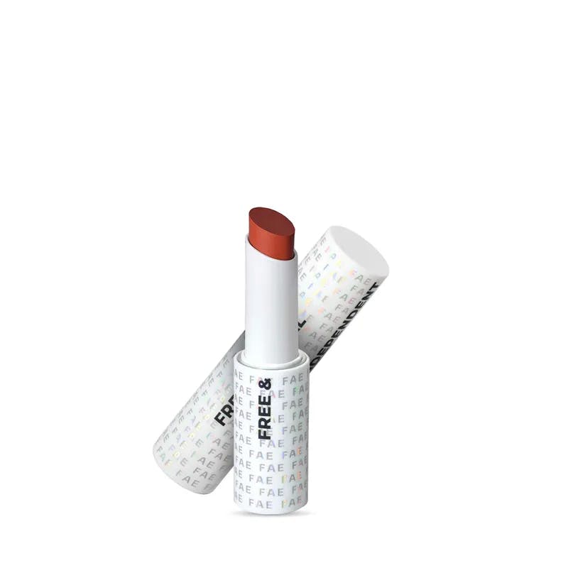 FAE Beauty Buildable Matte Lipstick - Shade Too Wild (Terracotta)