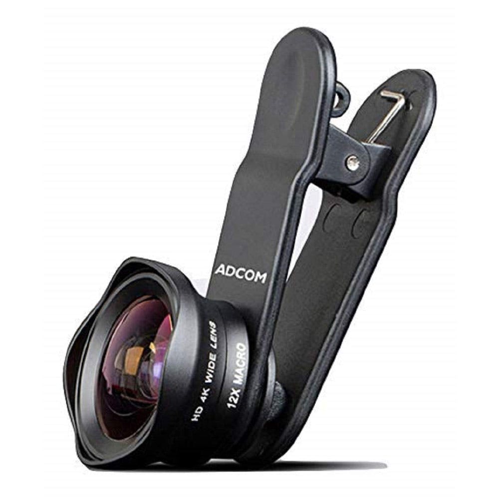 Adcom AD-16MM Professional HD Wide Angle + Macro Mobile Phone Camera Lens