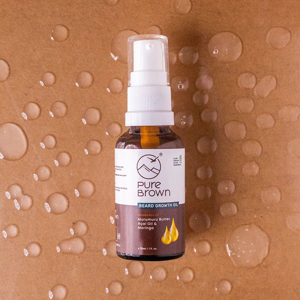 Pure Brown Active Beard Growth Oil