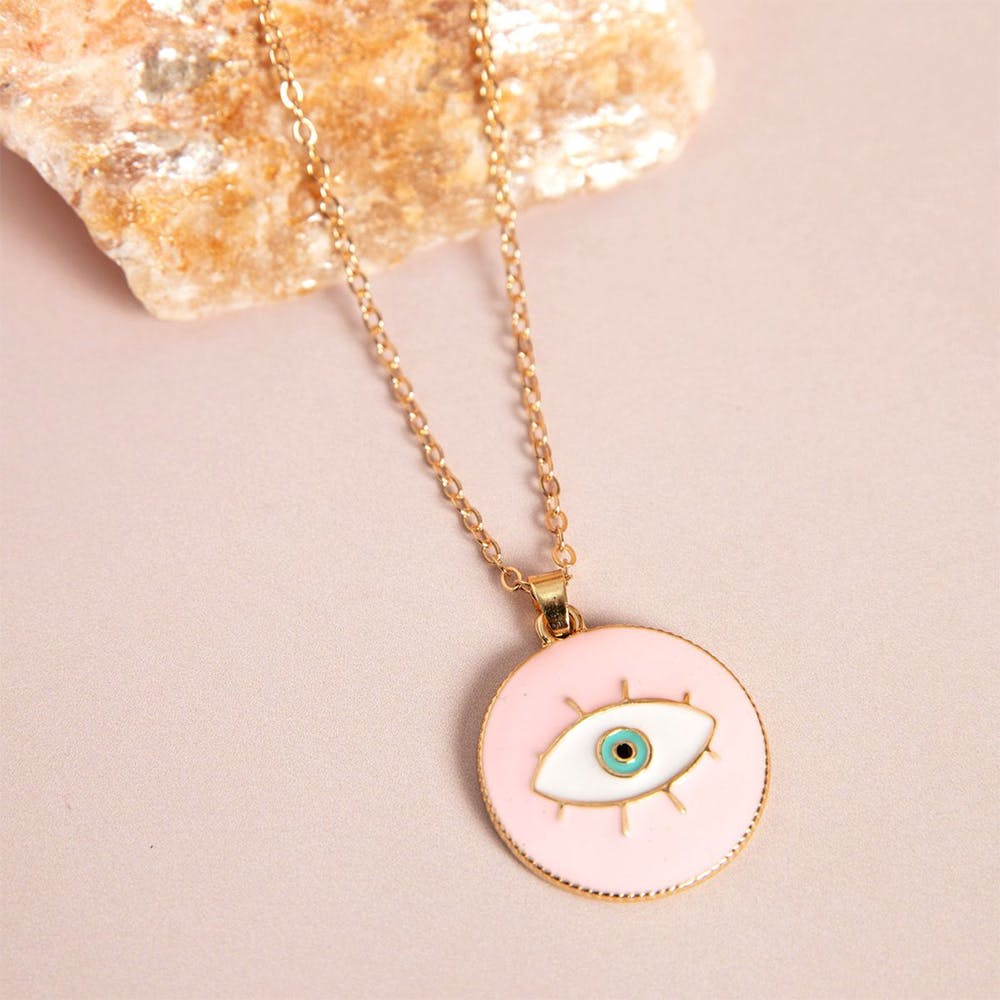 Body jewelry,Necklace,Natural material,Jewellery,Chain,Ornament,Font,Metal,Circle,Peach