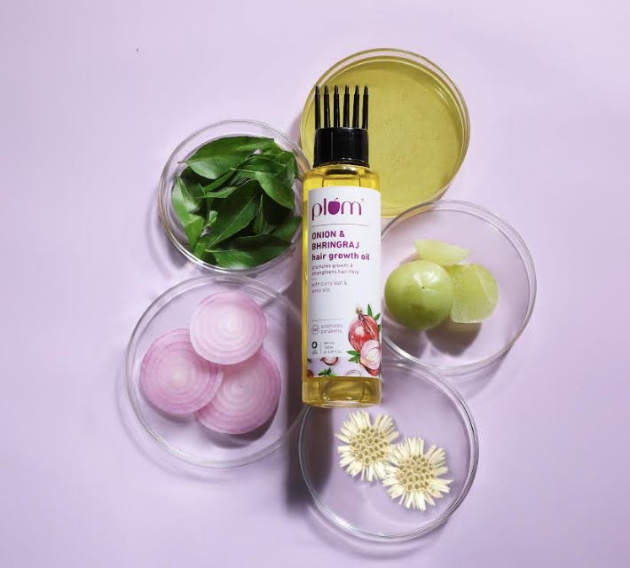 Plum Onion And Bhringraj Hair Growth Oil