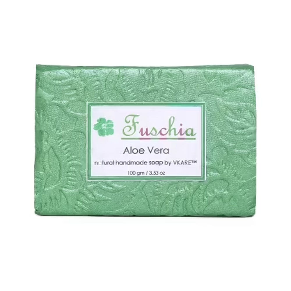Fuschia Aloe Vera Natural Handmade Herbal Soap