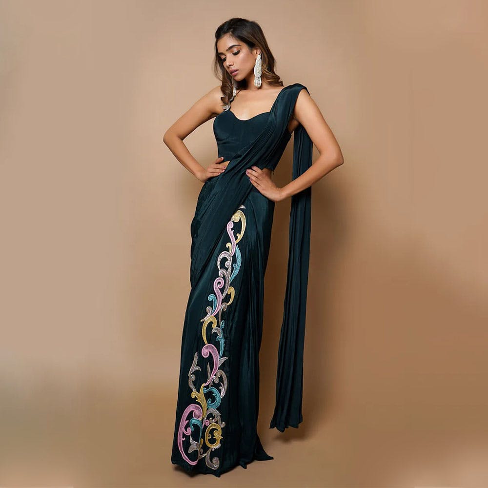 Aggregate 159+ designer ready to wear saree latest