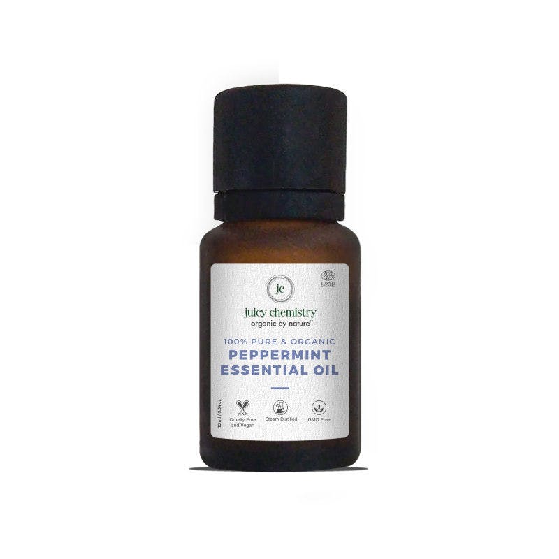 Juicy Chemistry 100% Organic Peppermint Essential Oil