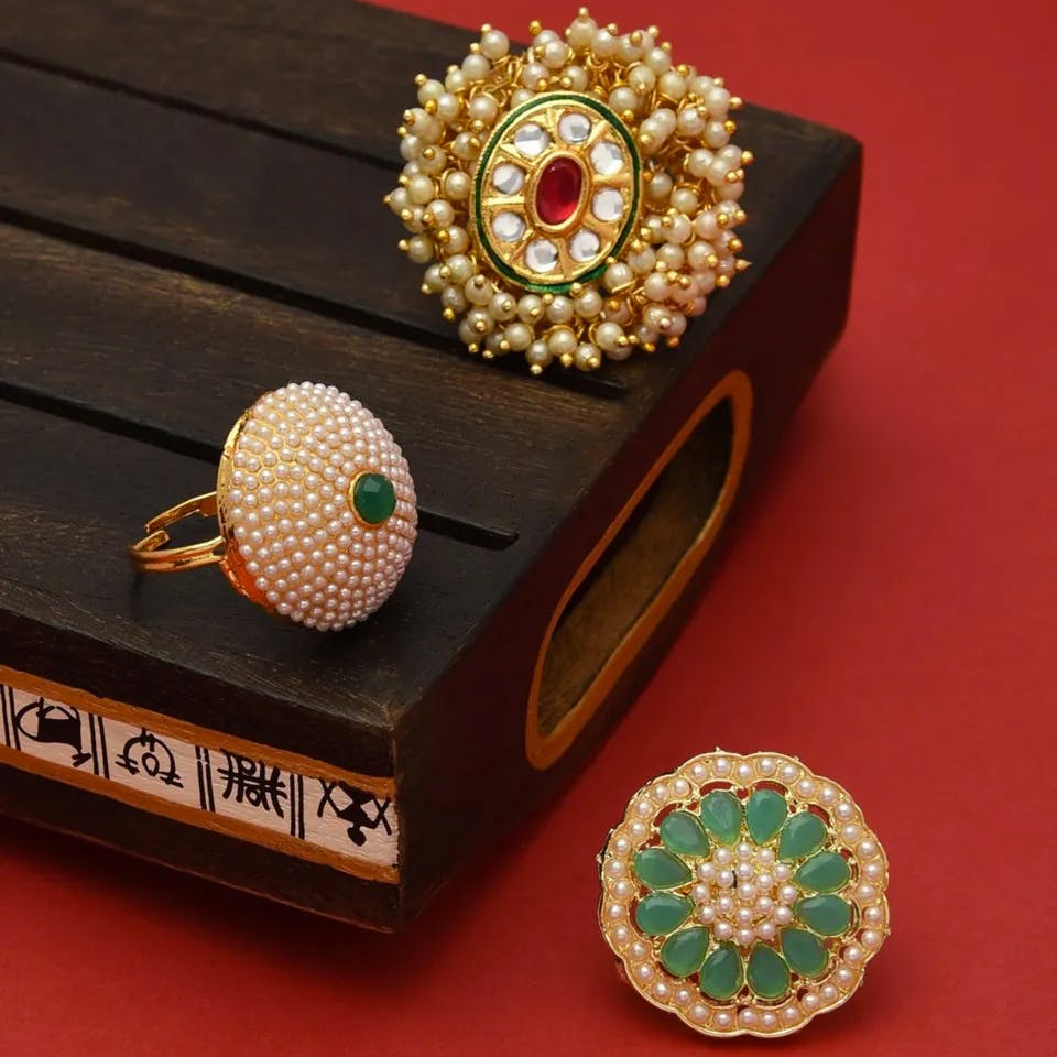 Buy Women Finger Diamond Nail Ring Online In India | Perrian