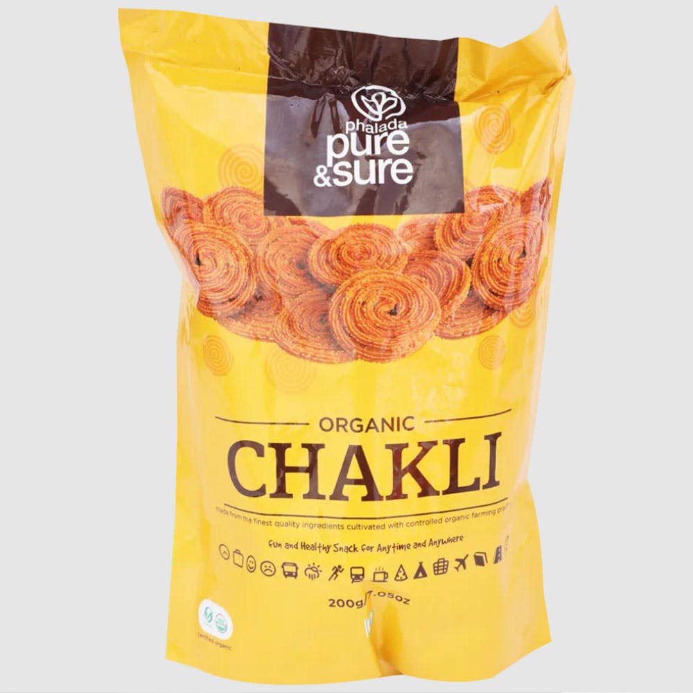 Phalada Pure & Sure Organic Chakli, 200 g Pouch