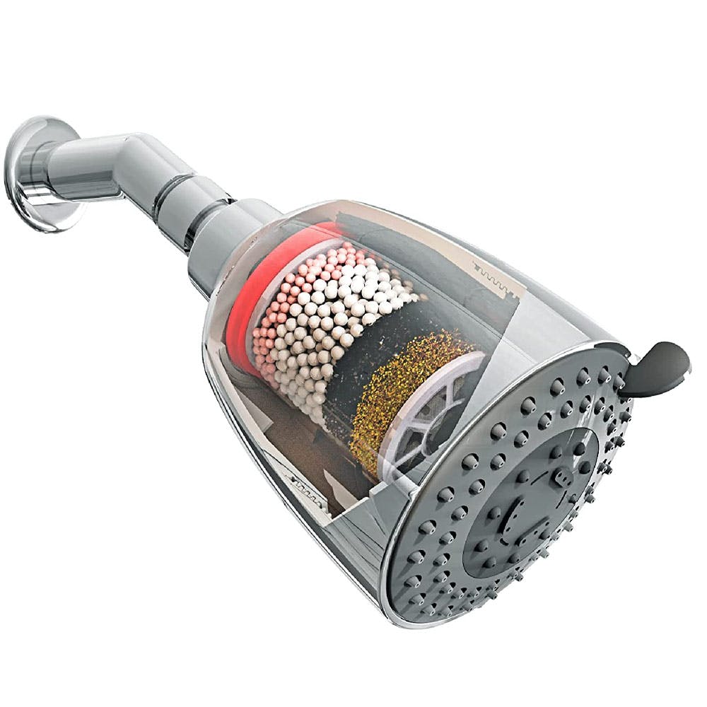 Shower Head Filter for Hard Water Softening & Conditioning