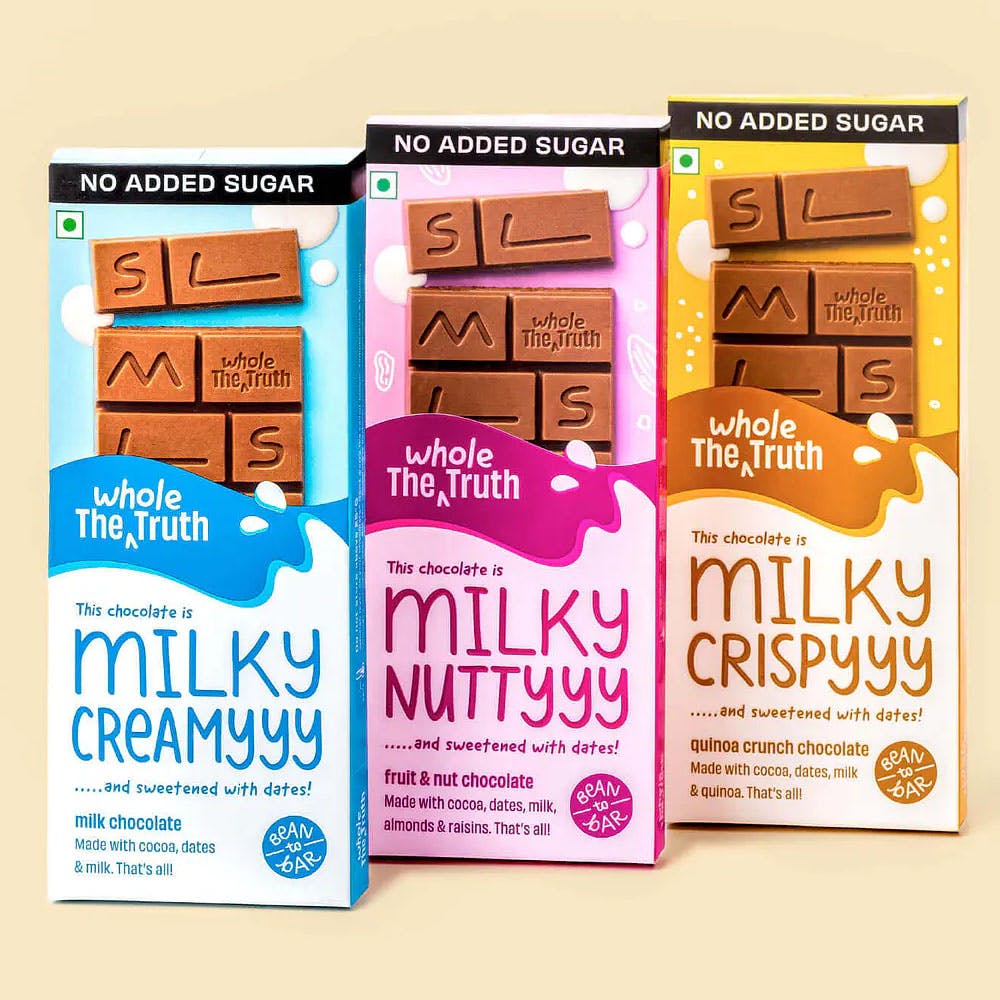 The Whole Truth - Milk Chocolates (Box of 6)