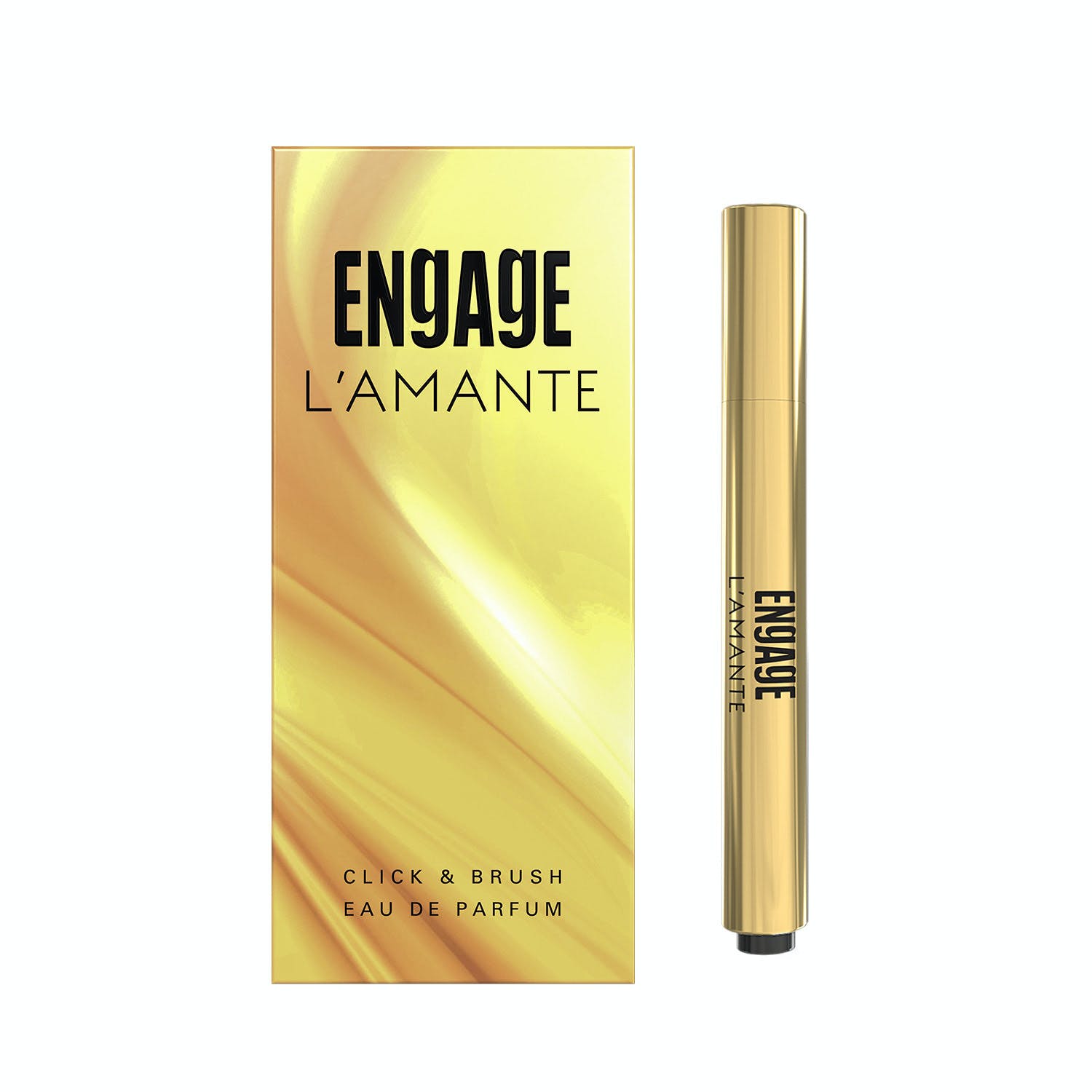 Engage L'amante Click & Brush Perfume Pen for Women, Eau De Parfum, Skin Friendly