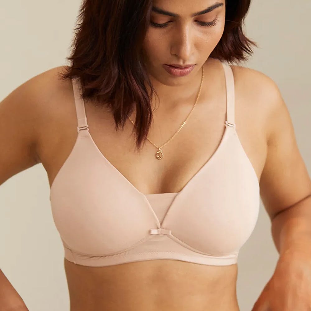 Skim Cotton Triangle Bralette Sale 2022