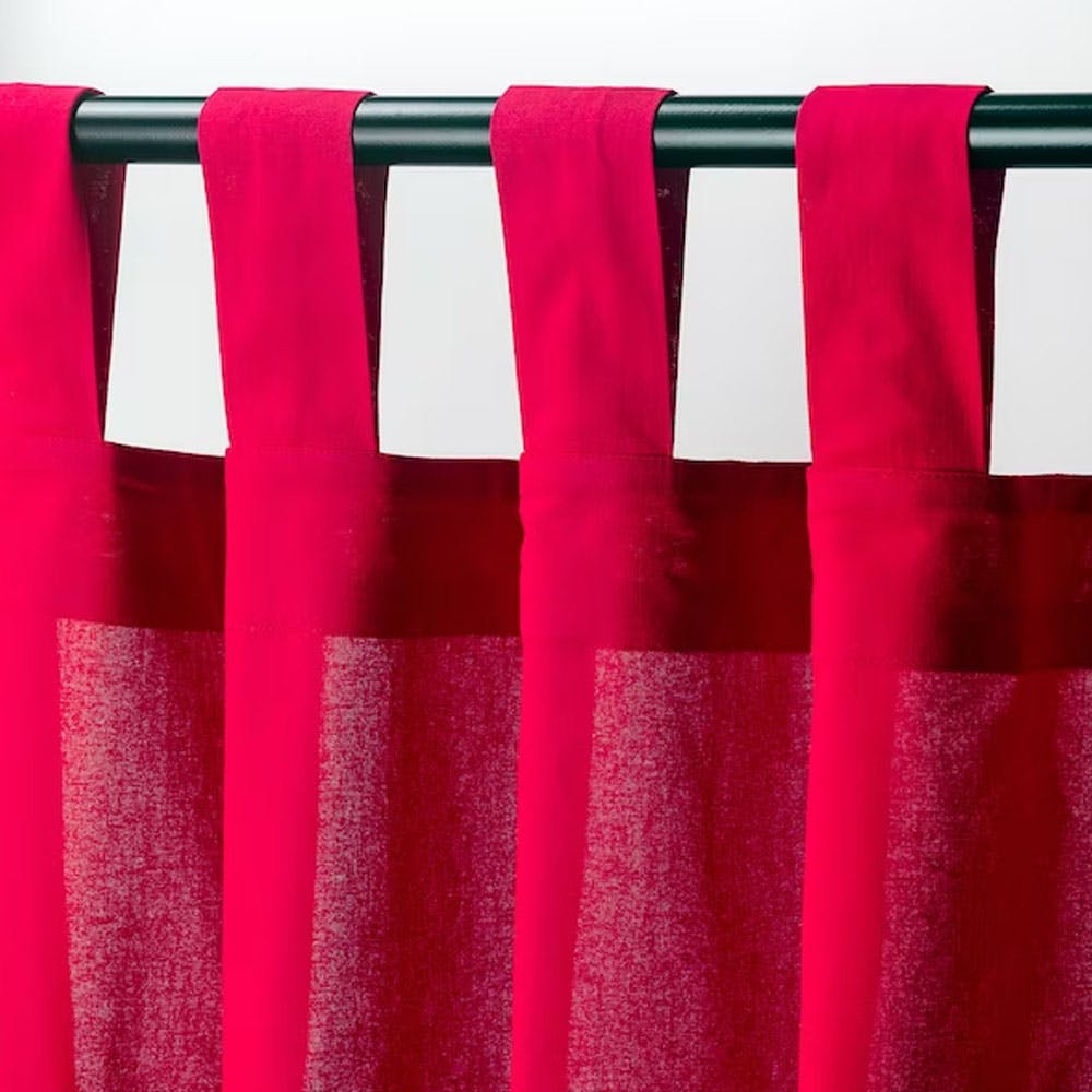 DITTE Curtains with tie-backs