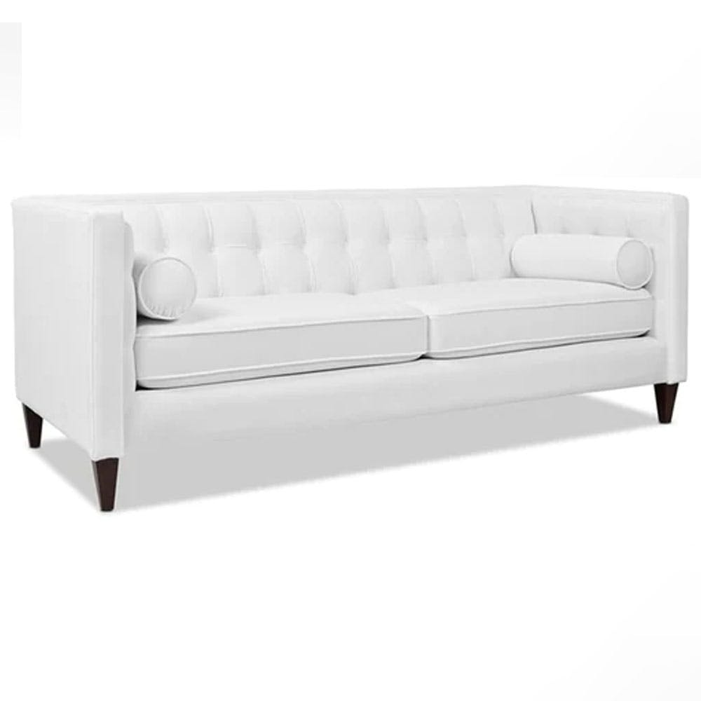 Filton 3 Seater Sofa In White Colour