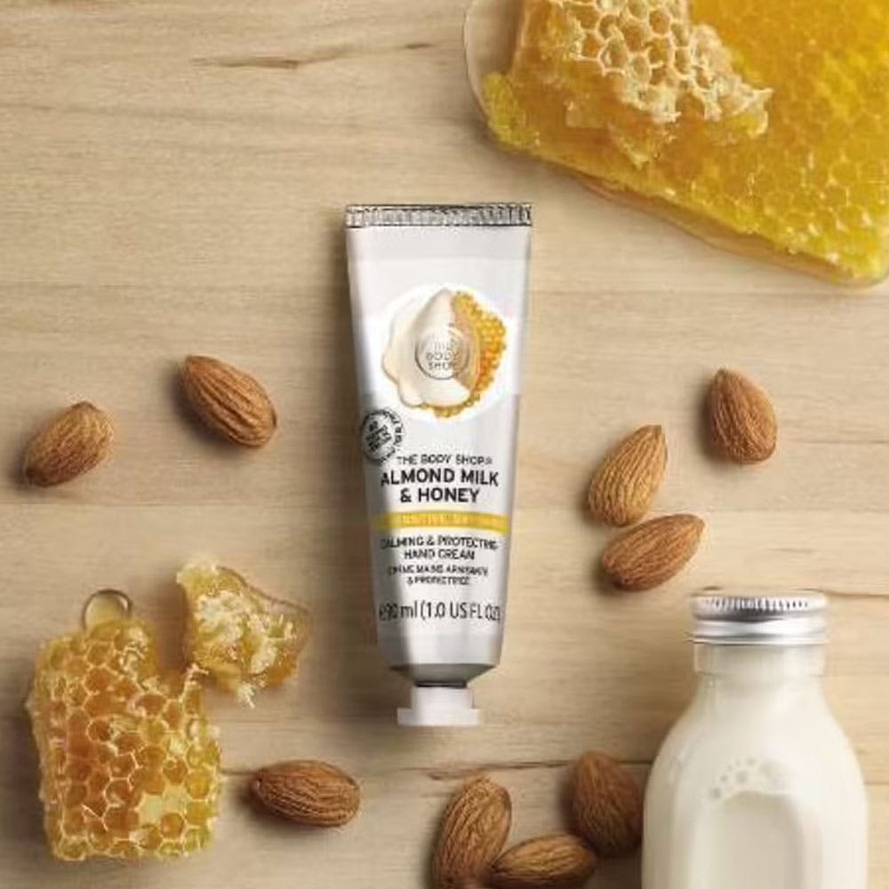 The Body Shop Almond Milk & Honey Calming & Protecting Hand Cream