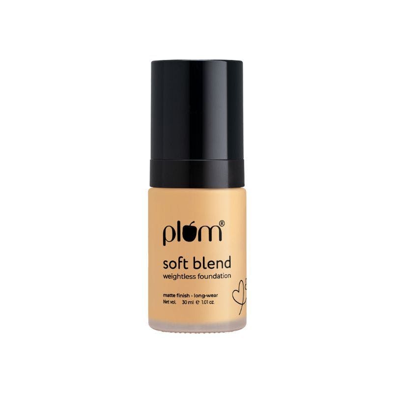 Plum Soft Blend Weightless Foundation With Hyaluronic Acid Matte Finish - Natural Beige - 110y