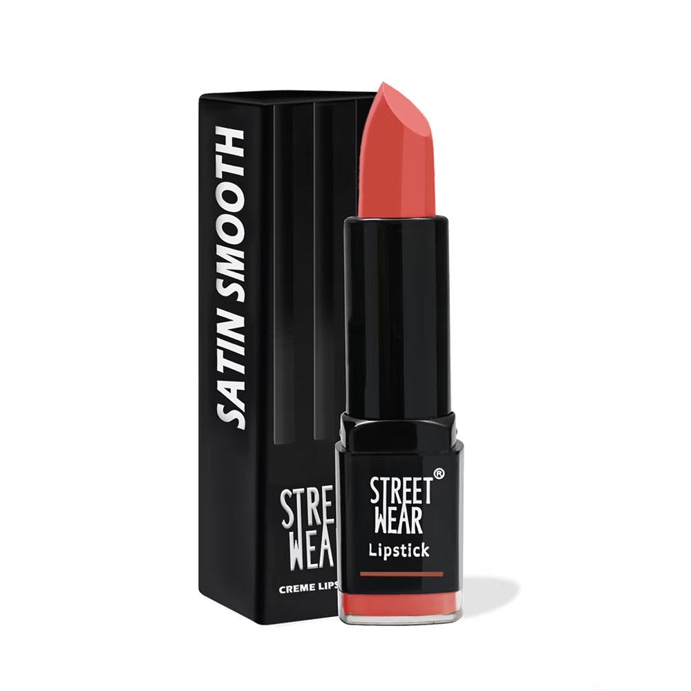 Street Wear Satin Smooth Lipstick - Frosted Peach