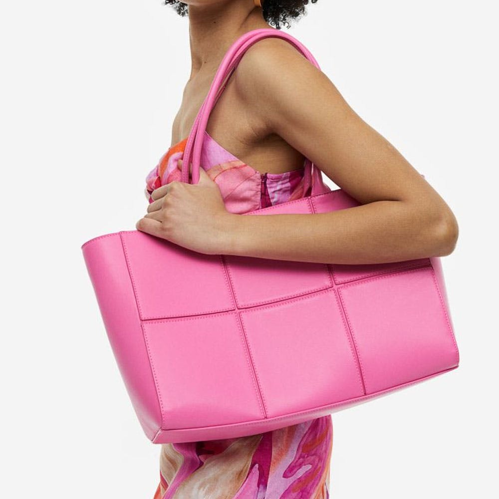 H&M Pink Shopper Tote