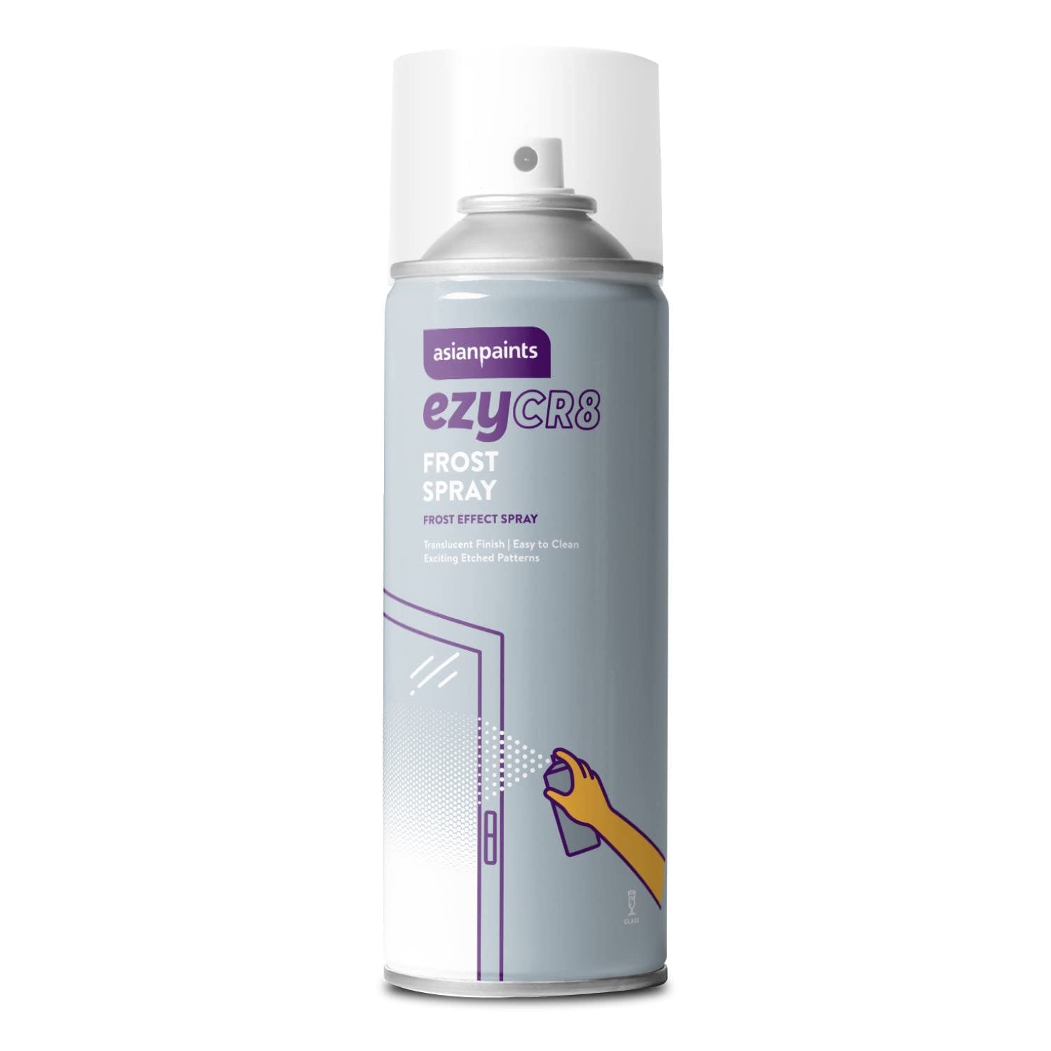Asian Paints Frost Spray, Translucent Matt Finish - 200 ML