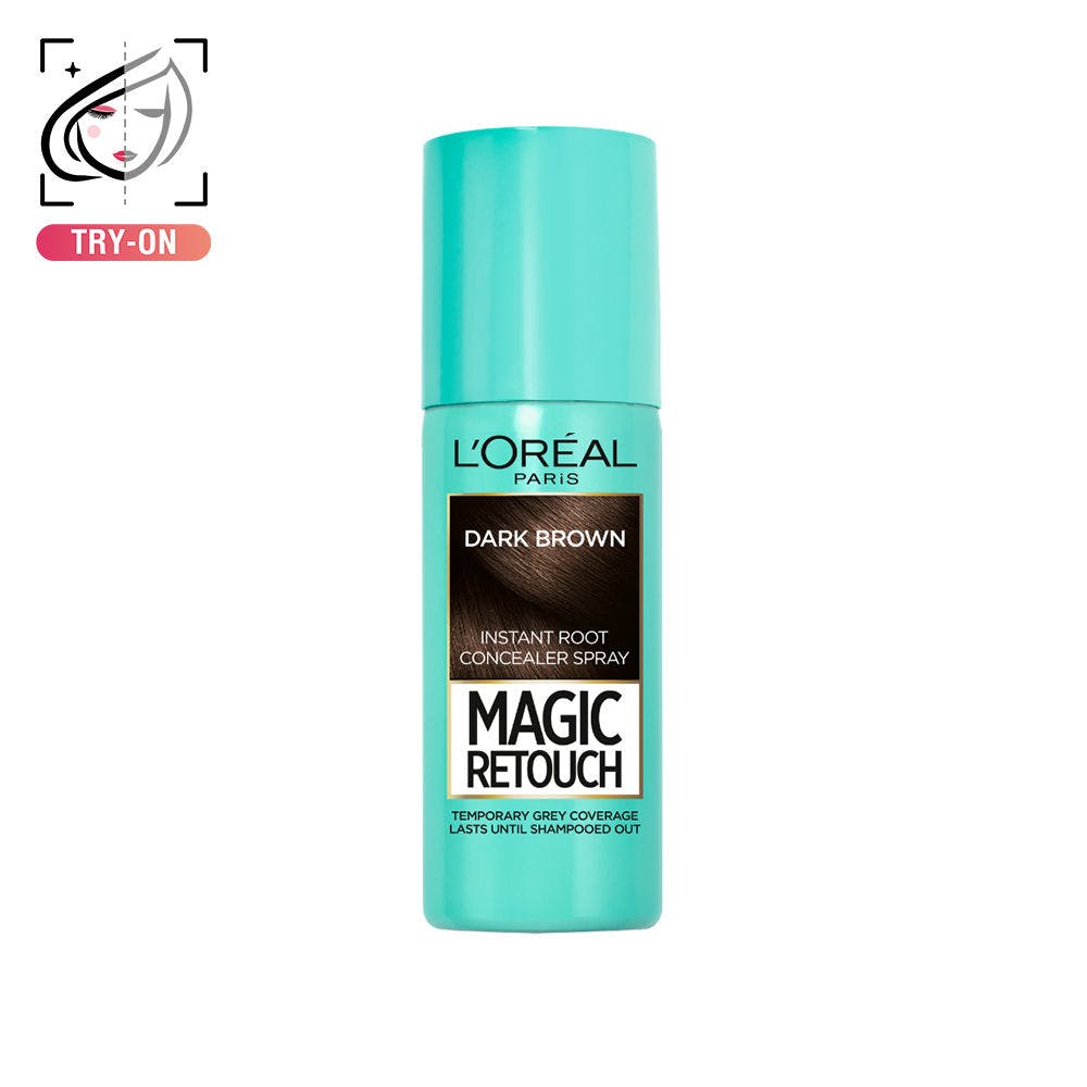 L'Oreal Paris Magic Retouch Instant Root Concealer Spray - Dark Brown