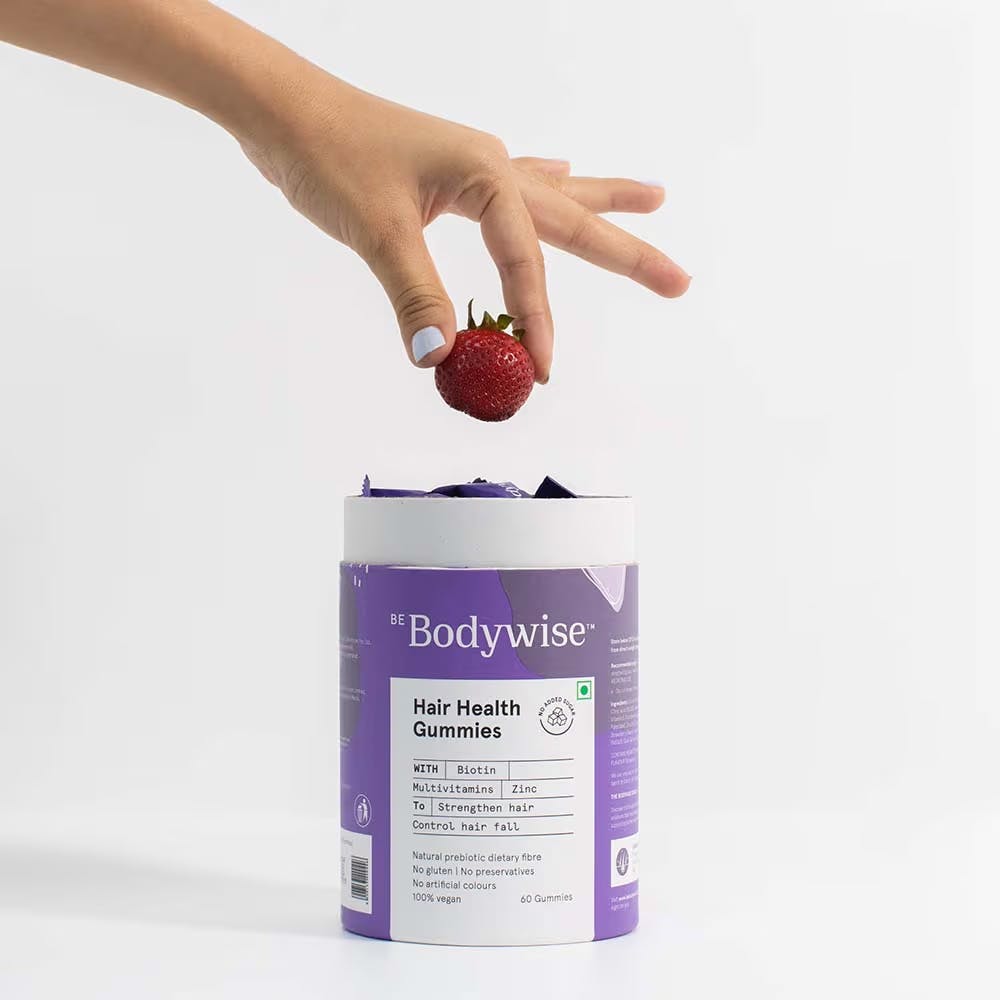 Be Bodywise 5000 mcg Biotin Gummies 60 Days Pack