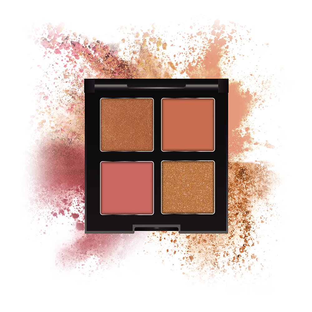 Faces Canada 4 In 1 Eyeshadow Palette - Idyllic Nudes 01