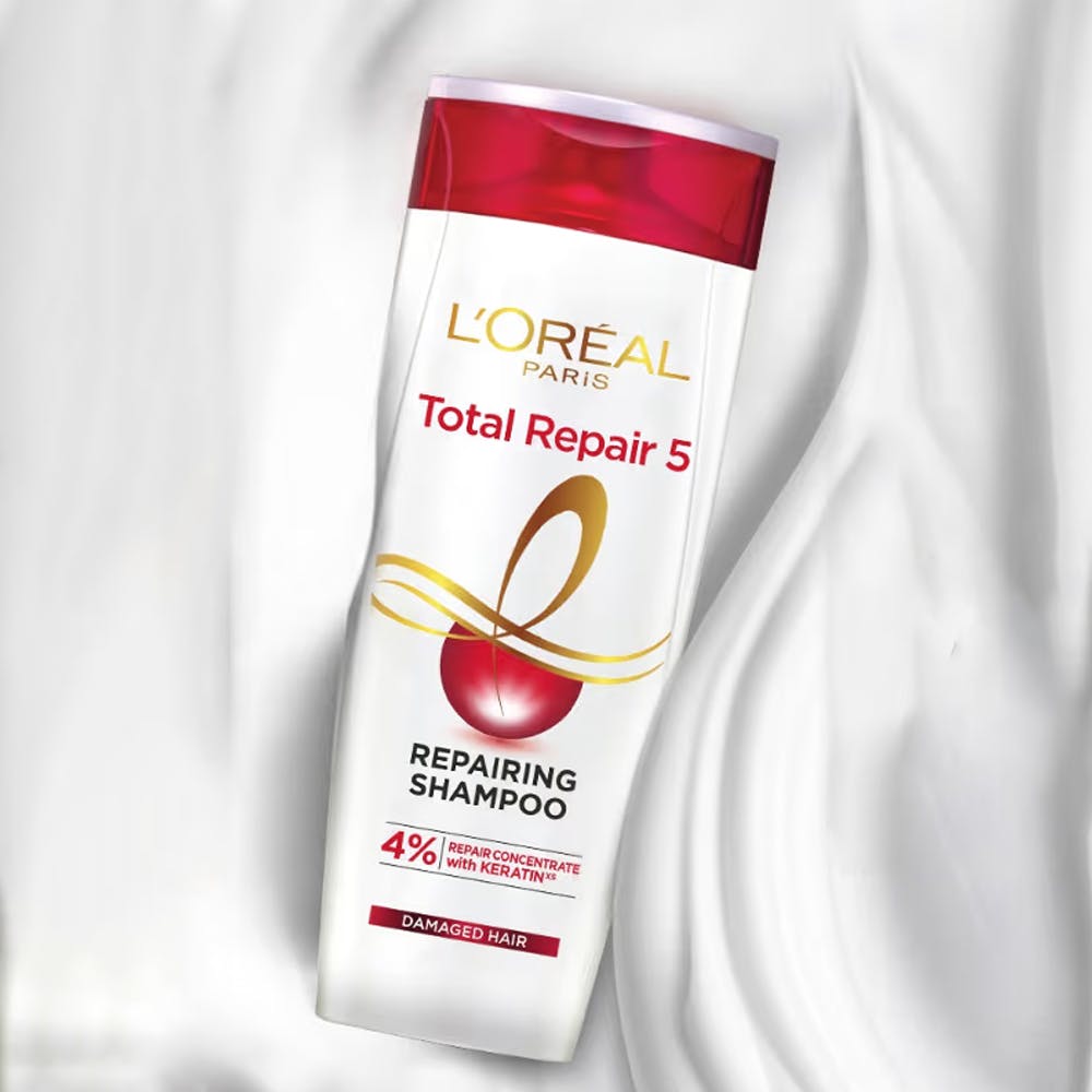 L'Oreal Paris Total Repair 5 Repairing Shampoo With Keratin XS For Damaged Hair