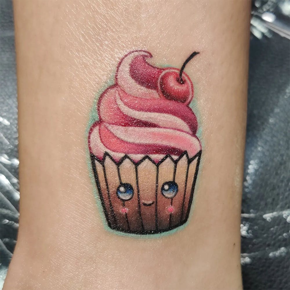 Little cupcake tattoos  All Things Cupcake