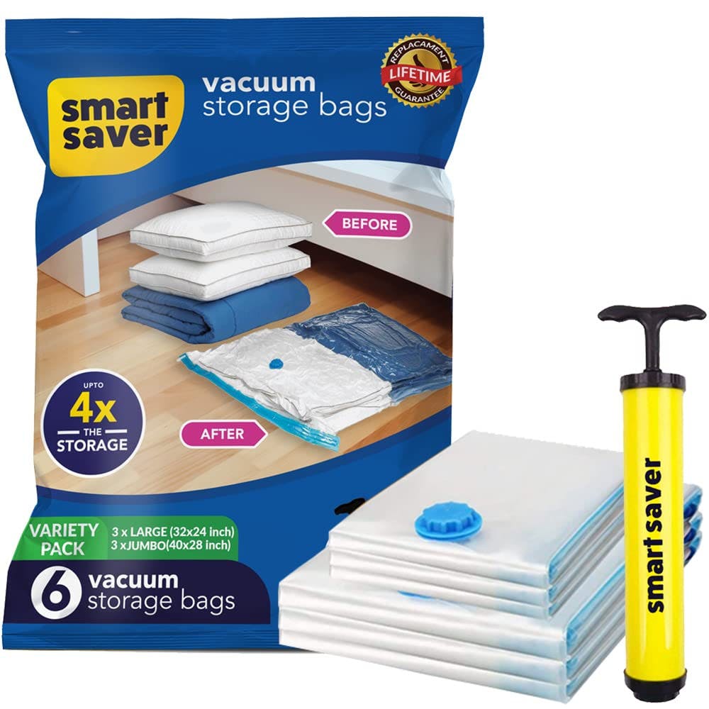 BigOwl Smart Saver Reusable Vacuum Storage Bags