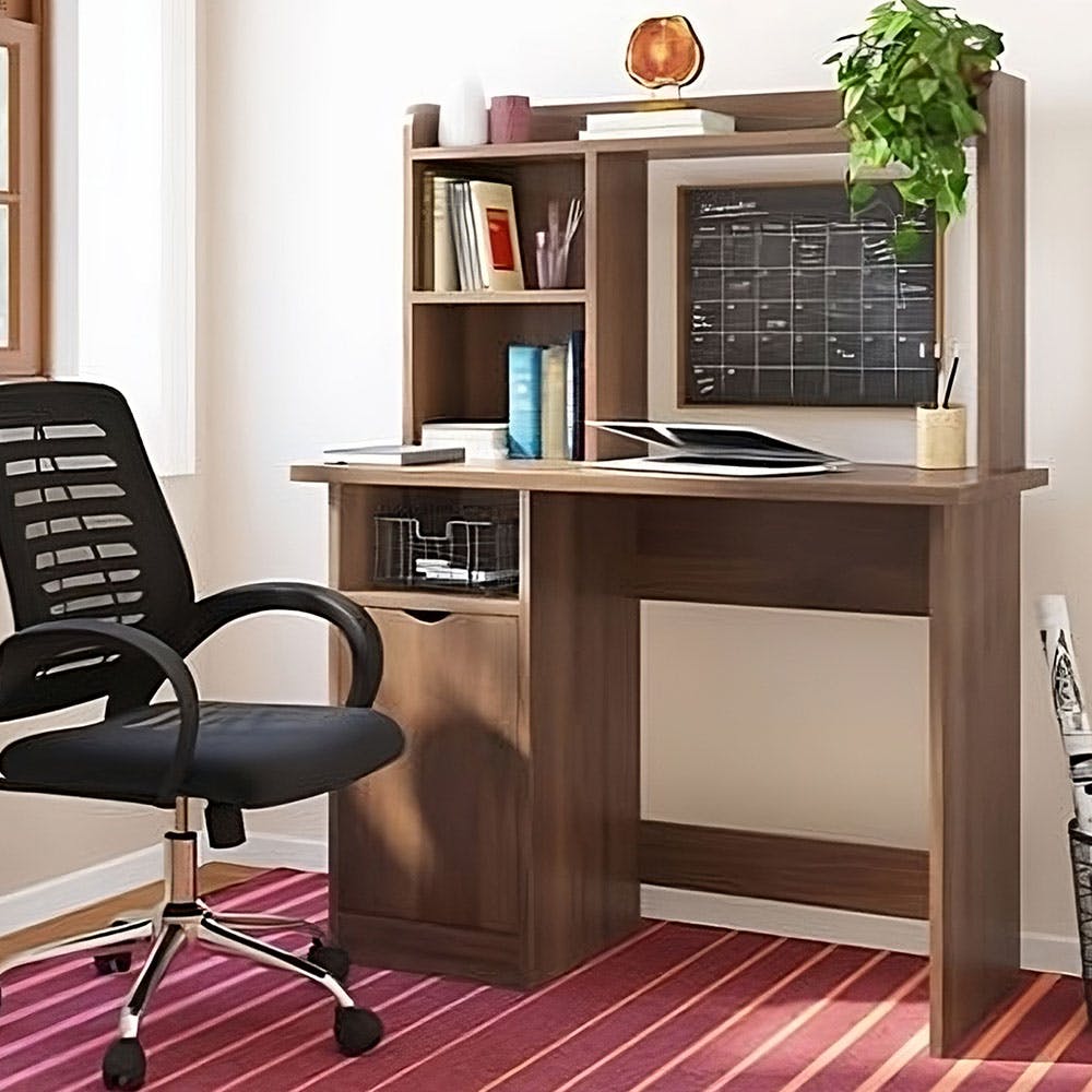 minimalist desk storage