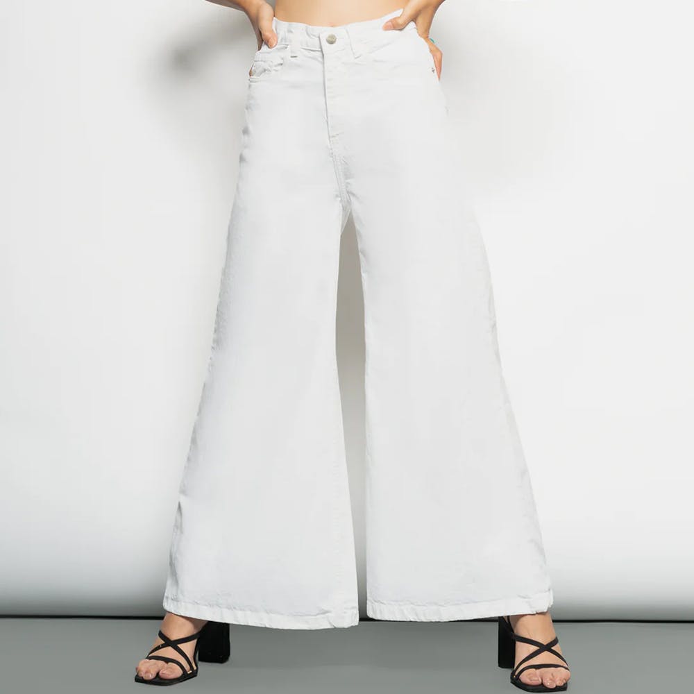 White Flare Jeans