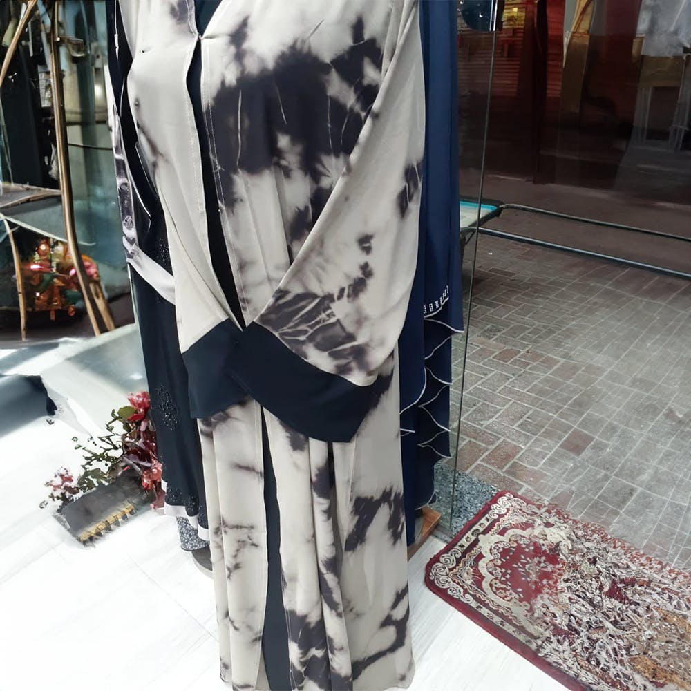 Modern Printed farasha Abaya