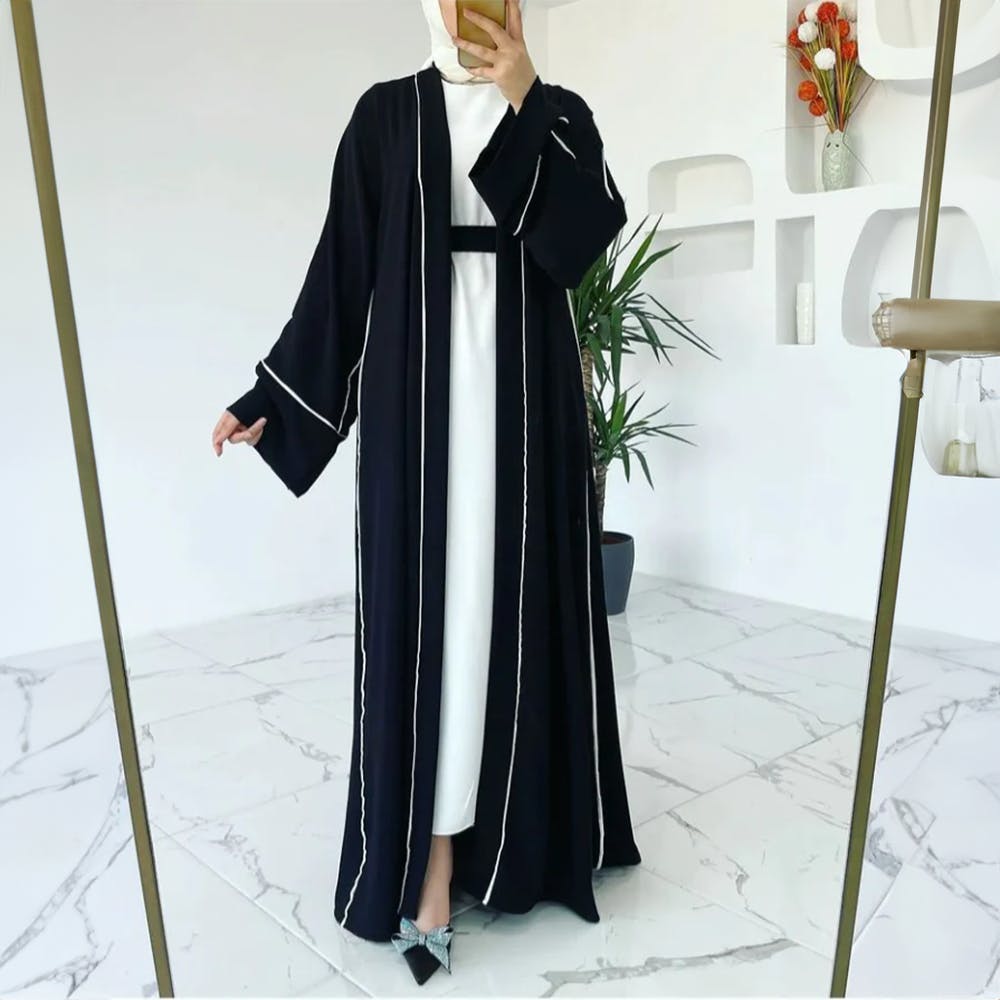 Trendy Coat Style Abaya
