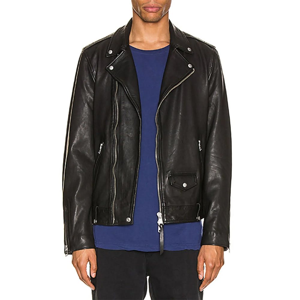 All saints ace hot sale leather jacket