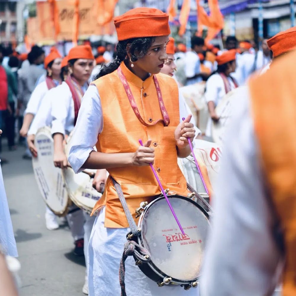 Ganesh Chaturthi: Photographer Bharat Prajapat on collaborating with Pune's  Kalavant Dhol Tasha Pathak – India TV