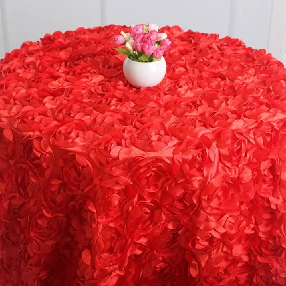 3D Flowers Table Cloth