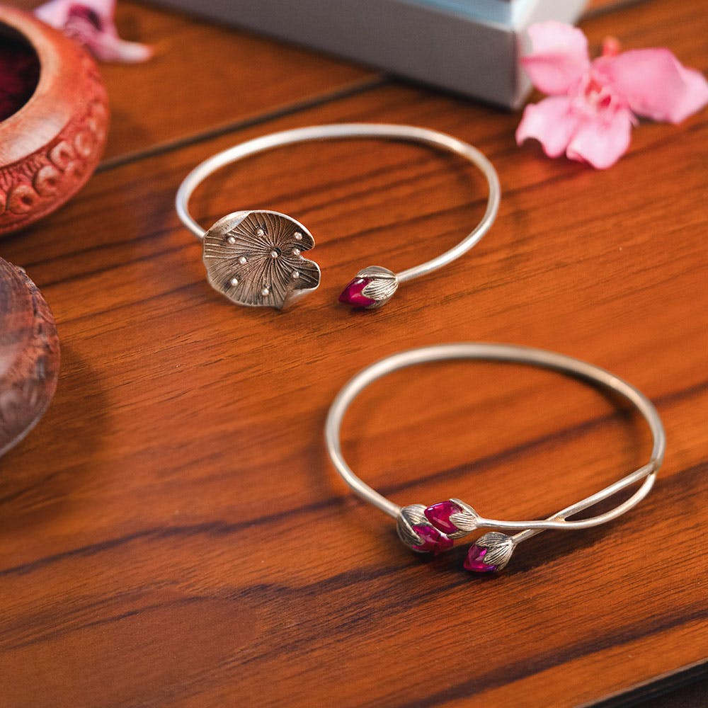 Buy Shaya 92.5 Sterling Silver Antique Veliammas Bracelet for Women Online  At Best Price @ Tata CLiQ