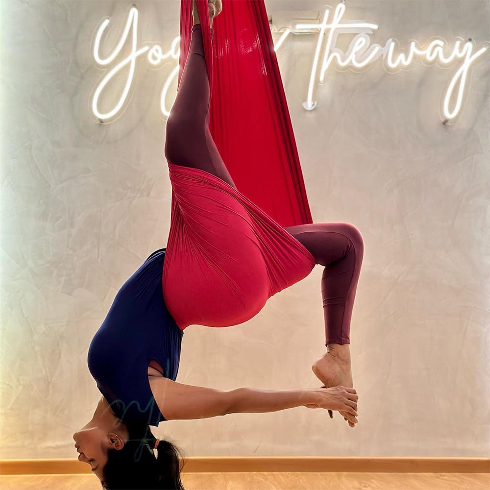 You Asked for Aerial Yoga Poses | Green Apple - Green Apple Active