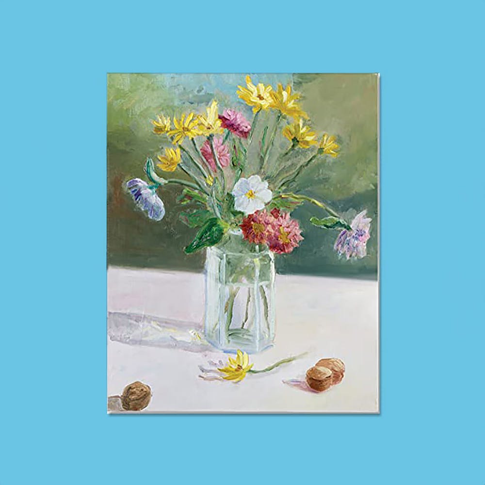 Paintings For Wall Decoration Flower Vase 8 X 10 inch