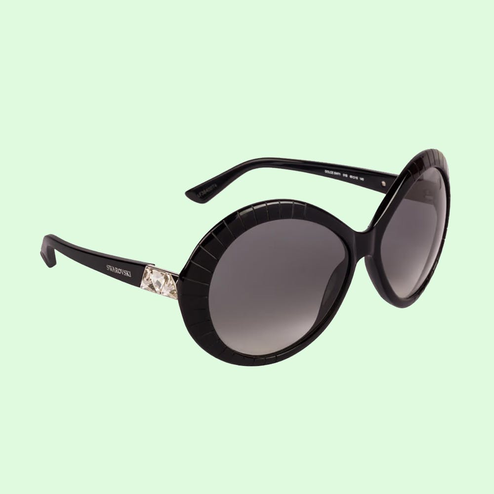 Oversized Sunglasses with Grey Lens for Women