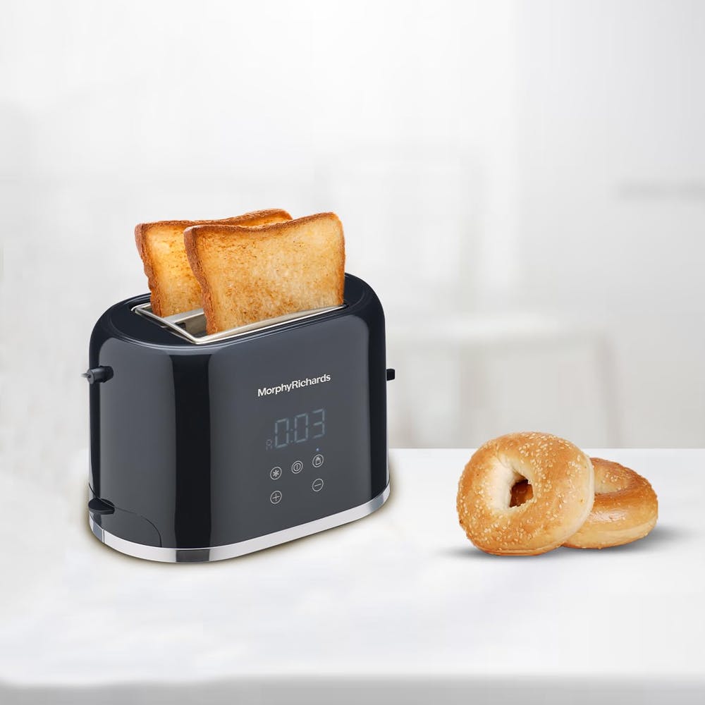 Morphy Richards Windsor Series Digital 2 Slice 800W Pop Up Toaster