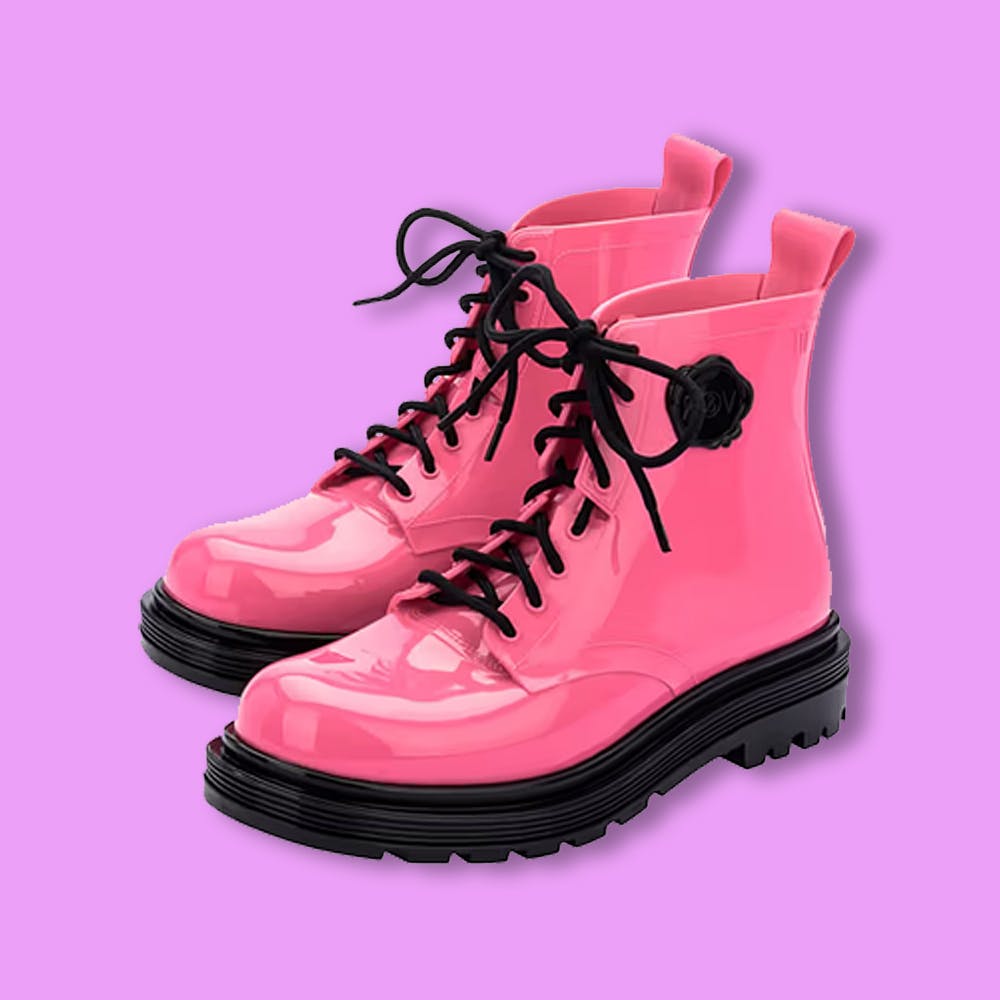 Coturno Viktor And Rolf Ad Solid Pink Boots