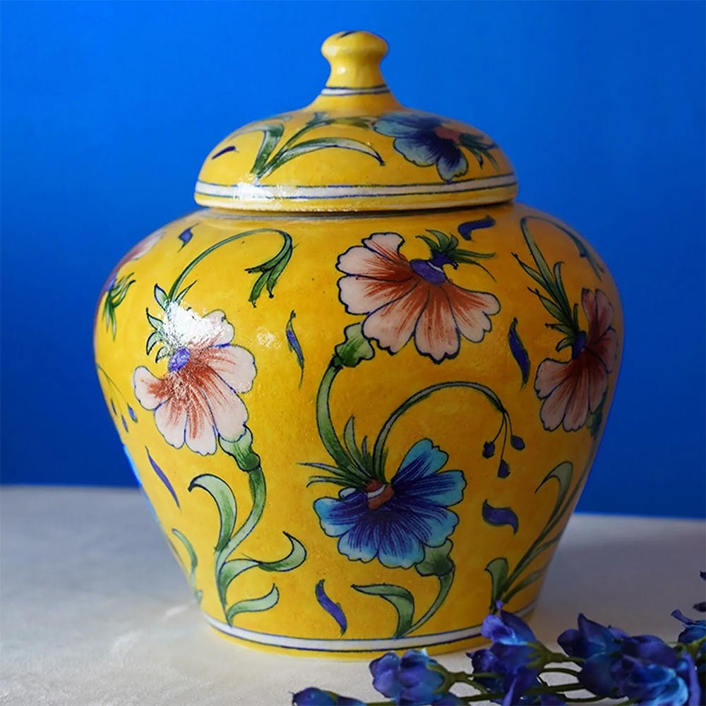 Ornate Blooms Vase