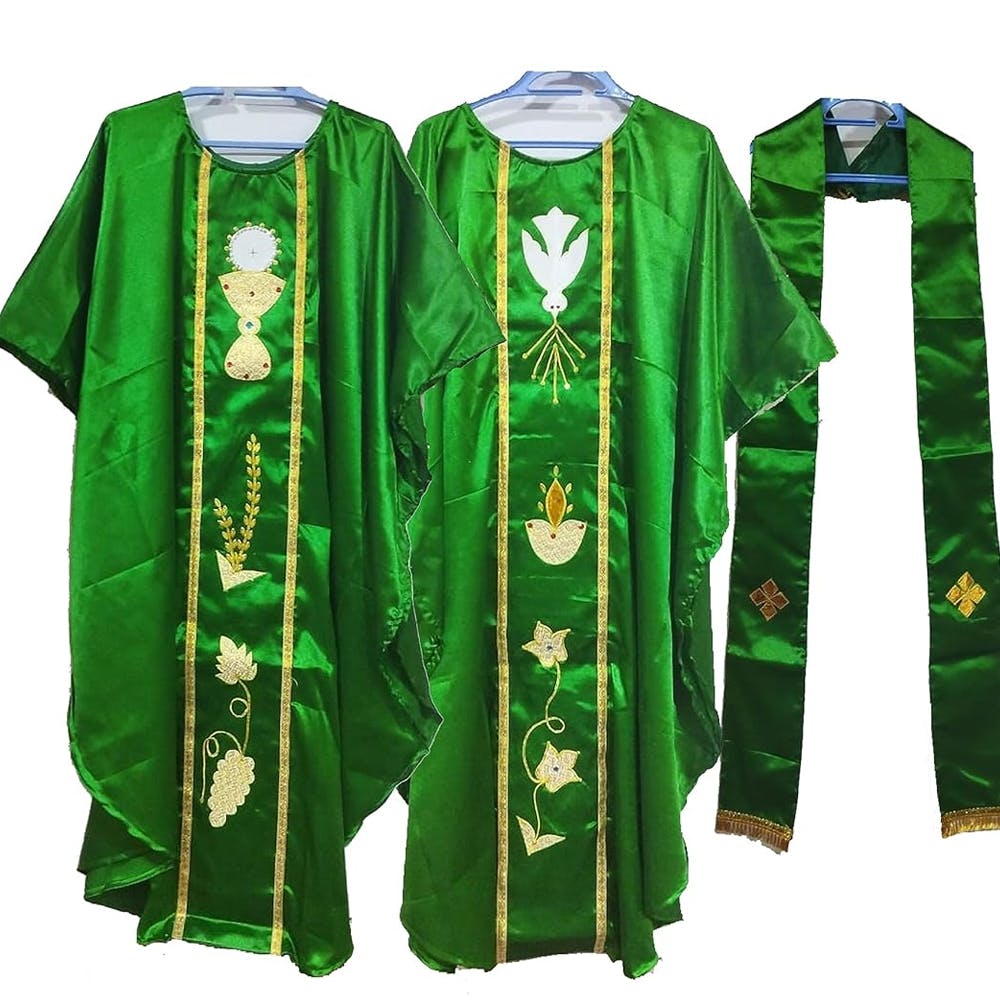 Satin vestment