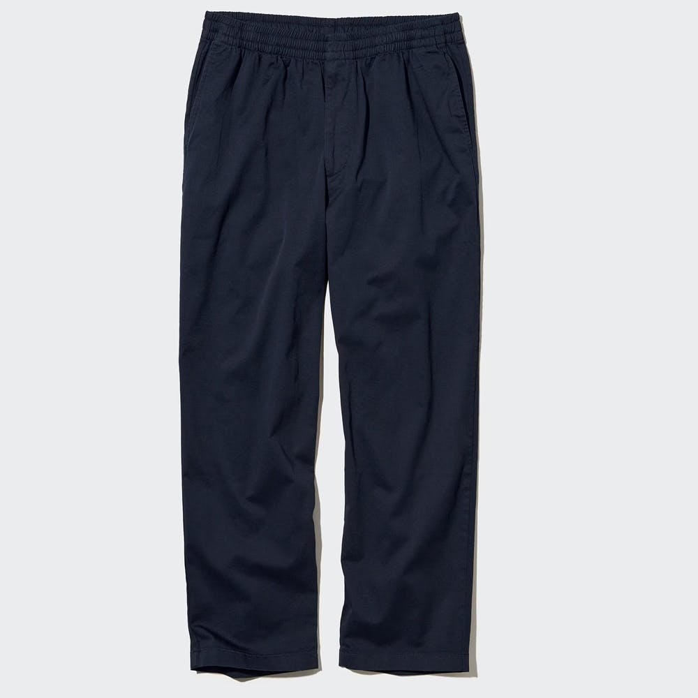 Cotton Relaxed Ankle Pants